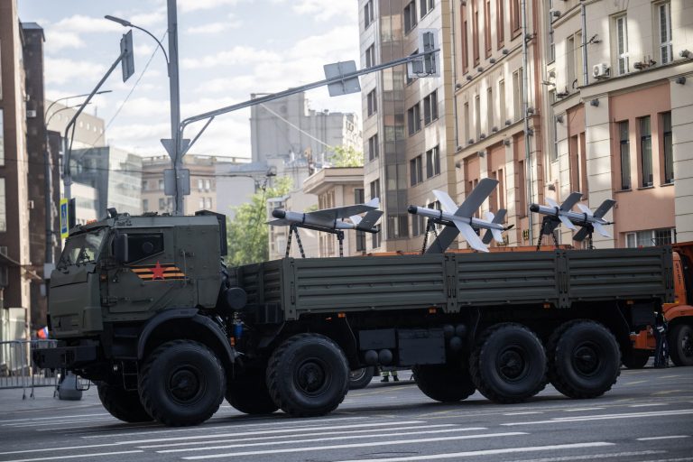 Zelensky Scorches Putin’s ‘Parade of Fear’ in Defiant Kyiv Video